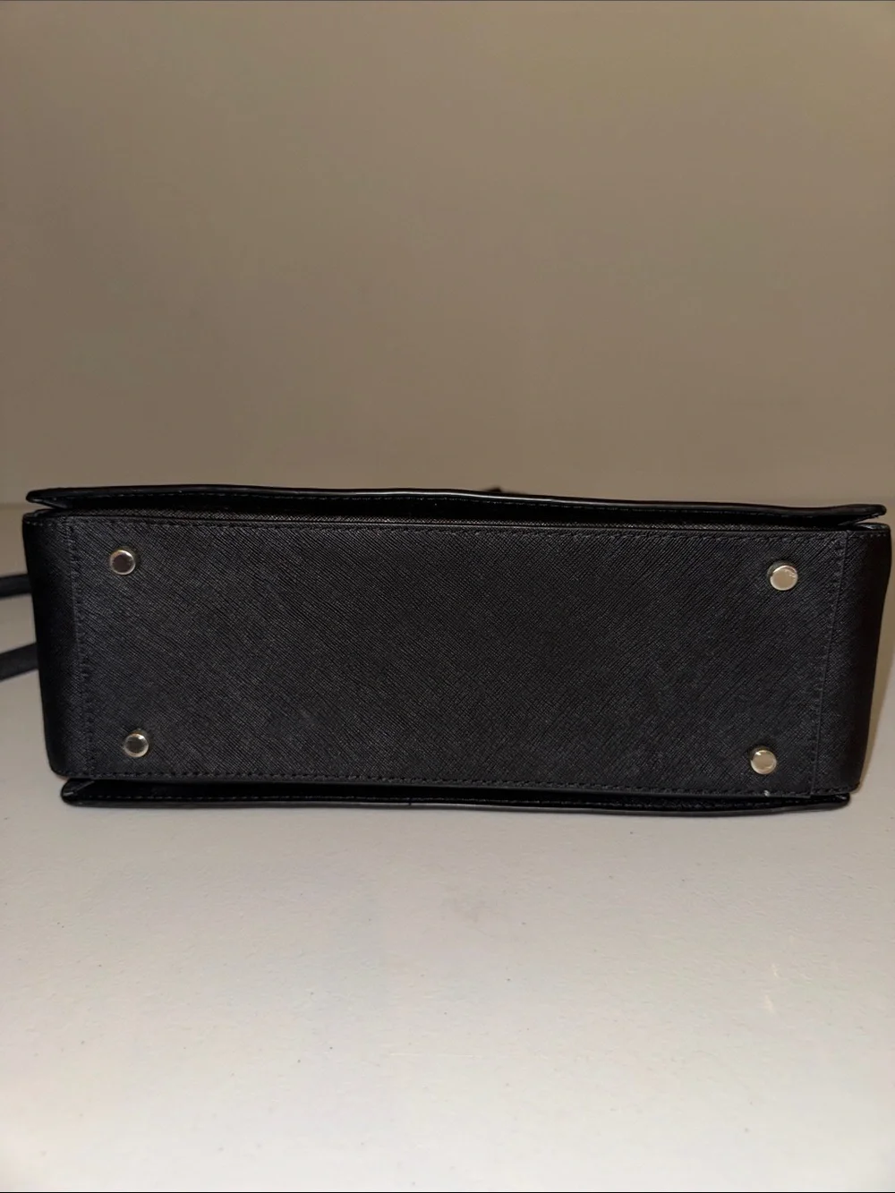 kate spade black saffiano leather satchel with detachable strap